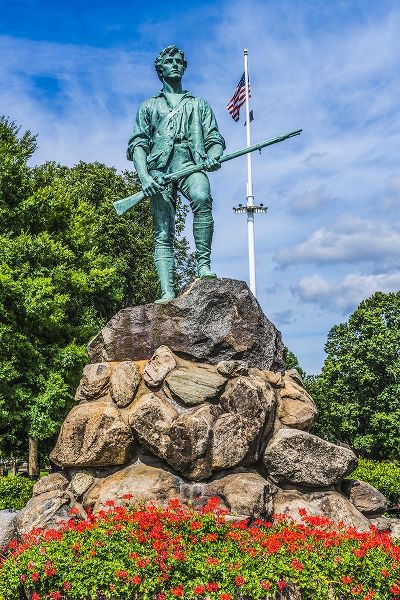 Perry, William 아티스트의 Lexington Minute Man Patriot Statue-Lexington Battle Green-Massachusetts-Site of April 19-1775 firs작품입니다.